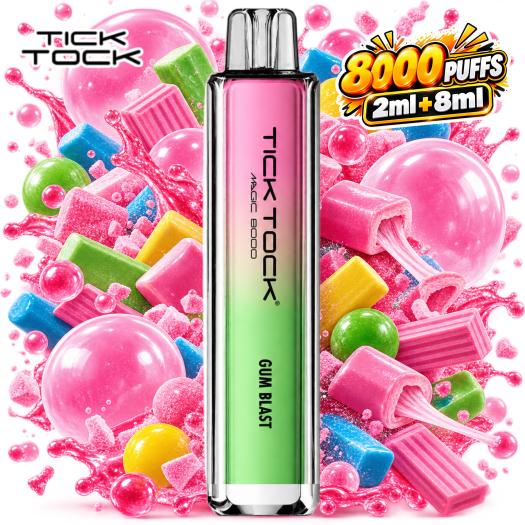 Gum Blast Tick Tock Magic 8K 20mg | 8.000 Puff (2ml+8ml)