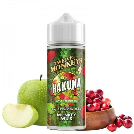 HAKUNA Twelve Monkeys Vapor Co. 100ml + Nicokits Gratis HAKUNA Twelve Monkeys Vapor Co. 100ml + Nicokits Gratis