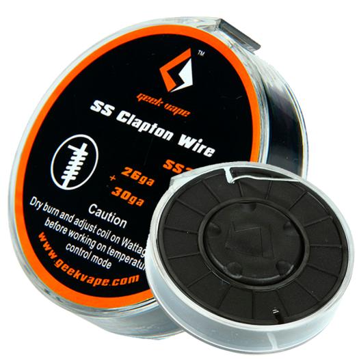 Fio Resistivo Geekvape Clapton SS316L 26ga +30ga (10ft)