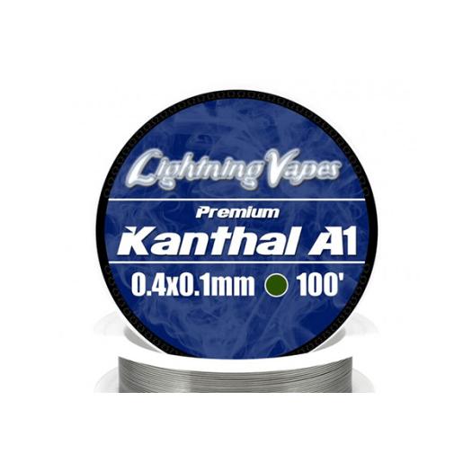 Fio Resistivo KANTHAL A1 30Metros - Lightning Vapes 0.4x0.1