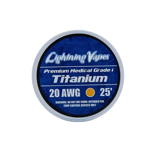 Fio Resistivo TITANIO 75 Metros - Lightning Vapes 28 AWG