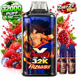 HIZAGIRI XFighter 32K | SEM NICOTINA 0mg | 32.000 Puff