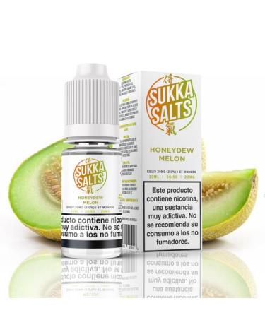 HONEDEYDEW MELON - SUKKA SALTS 10 ml - 10 mg y 20 mg - Líquido con SALES DE NICOTINA