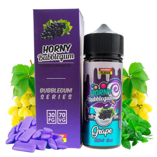 Horny Flava - Grape Bubblegum 100ml + 2 Nicokits Gratis Horny Flava - Grape Bubblegum 100ml + 2 Nicokits Gratis