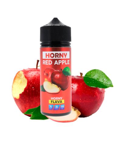 Horny Flava - RED APPLE 100ML. - Nicokit Gratis