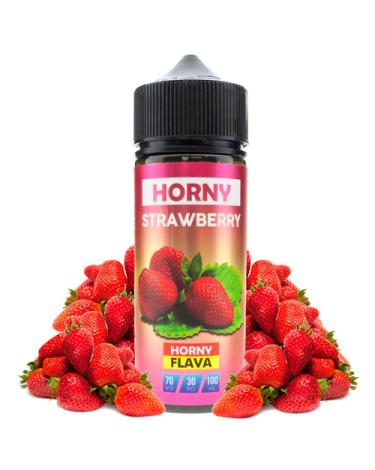 Horny Flava - Strawberry 100ml + 2 Nicokits Gratis