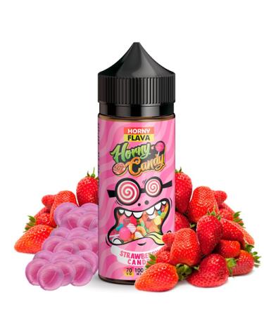 Horny Flava - Strawberry Candy 100ml + 2 Nicokits Gratis