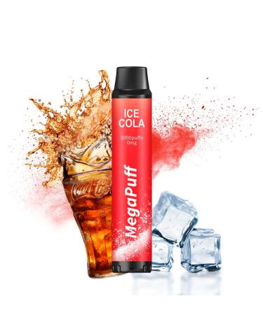 Ice Cola MegaPuff – 3000 PUFF – Descartável SEM NICOTINA
