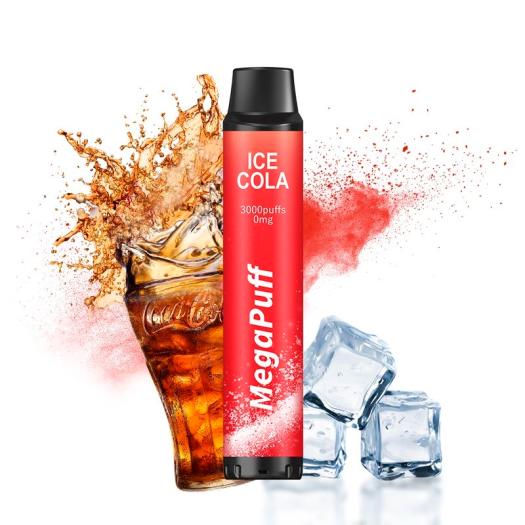 Ice Cola MegaPuff – 3000 PUFF – Descartável SEM NICOTINA