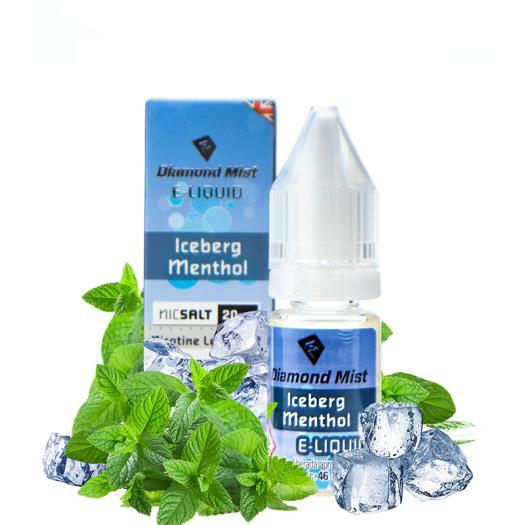 Iceberg Menthol - DIAMOND MIST NIC SALT 10 ml - 20 mg - Líquido con SALES DE NICOTINA