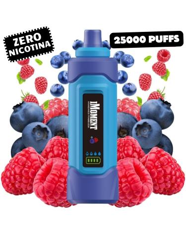 iMOMENT XIXA 25000 Puffs Descartável Sem Nicotina – Blueberry Raspberry