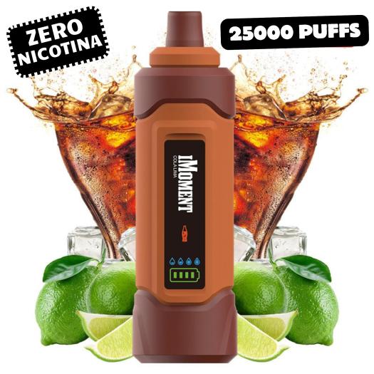 iMOMENT XIXA 25000 Puffs Descartável Sem Nicotina – Cola Lime