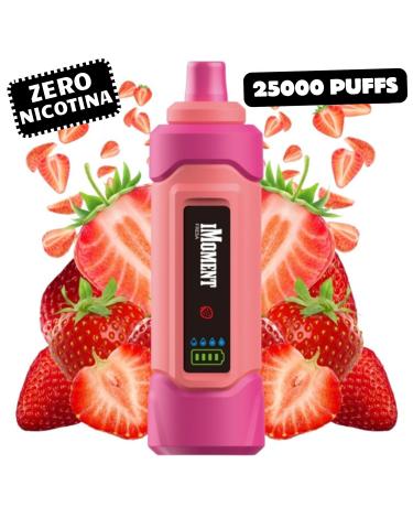 iMOMENT XIXA 25000 Puffs Descartável Sem Nicotina – Strawberry