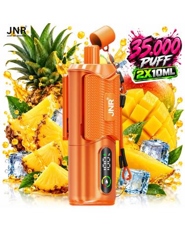 JNR ShishaSip Mango Pineapple | 35.000 Puff | 2x10ml | 6mg