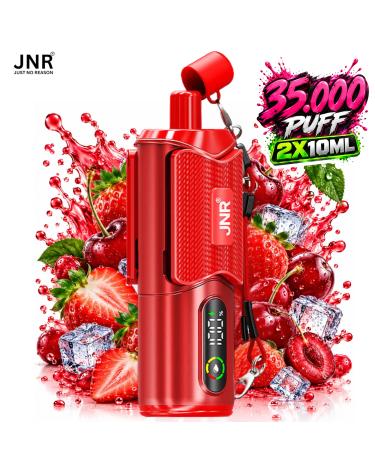 JNR ShishaSip Strawberry Cherry | 35.000 Puff | 2x10ml | 6mg
