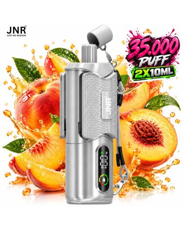 JNR ShishaSip Summer Peaches | 35.000 Puff | 2x10ml | 6mg