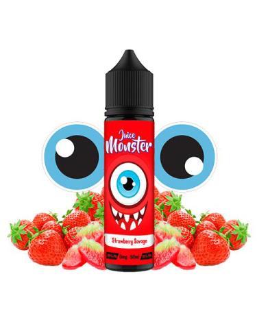 Juice Monster STRAWBERRY SAVAGE 50ml + 10ml Nicokit Gratis