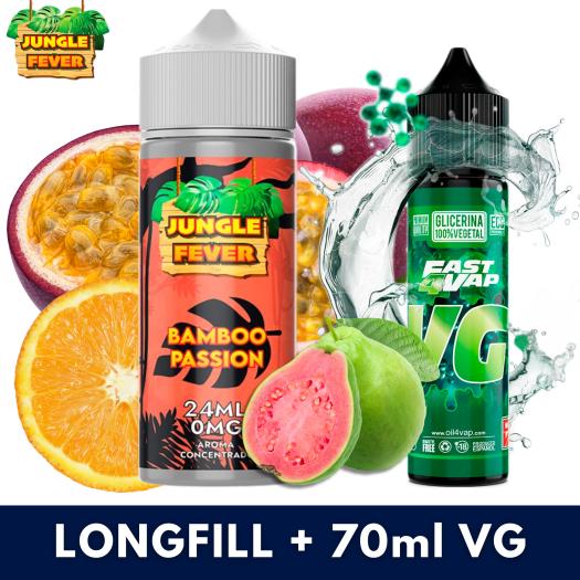Jungle Fever Bamboo Passion 24ml (Longfill) + VG FAST 70ML