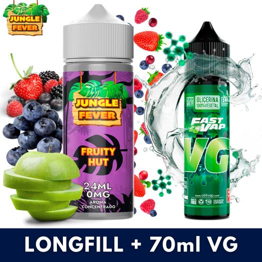 Jungle Fever Fruity Hut 24ml (Longfill) + VG FAST 70ML Jungle Fever Fruity Hut 24ml (Longfill) + VG FAST 70ML