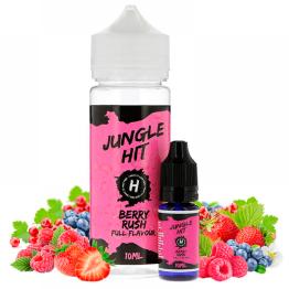 Jungle Hit Shake e Vape Berry Rush 120ml/10ml - Aroma + Garrafa Vazia 120ml