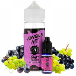 Jungle Hit Shake e Vape Grape Berries 120ml/10ml - Aroma + Garrafa Vazia 120ml