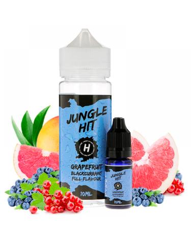 Jungle Hit Shake e Vape Grapefruit Blackcurrant 120ml/10ml - Aroma + Garrafa Vazia 120ml