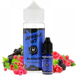 Jungle Hit Shake e Vape Mulberries 120ml/10ml - Aroma + Garrafa Vazia 120ml