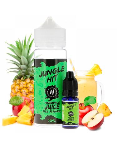 Jungle Hit Shake e Vape Pineapple Juice 120ml/10ml - Aroma + Garrafa Vazia 120ml