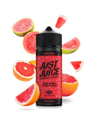 Just Juice BLOOD ORANGE CITRUS & GUAVA 100ml + Nicokits Gratis