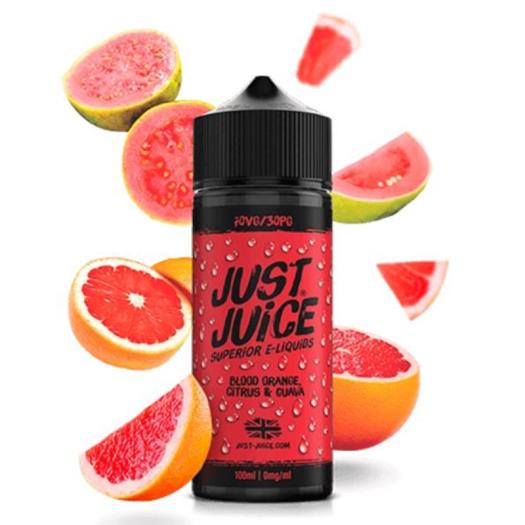 Just Juice BLOOD ORANGE CITRUS & GUAVA 100ml + Nicokits Gratis