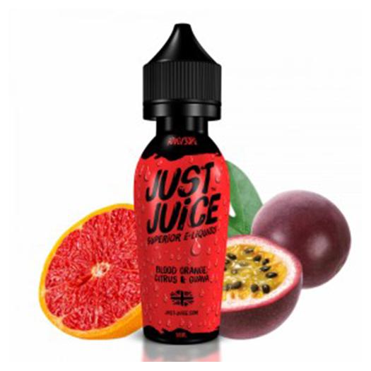 → Just Juice BLOOD ORANGE, CITRUS & GUAVA 50ml + Nicokit Gratis