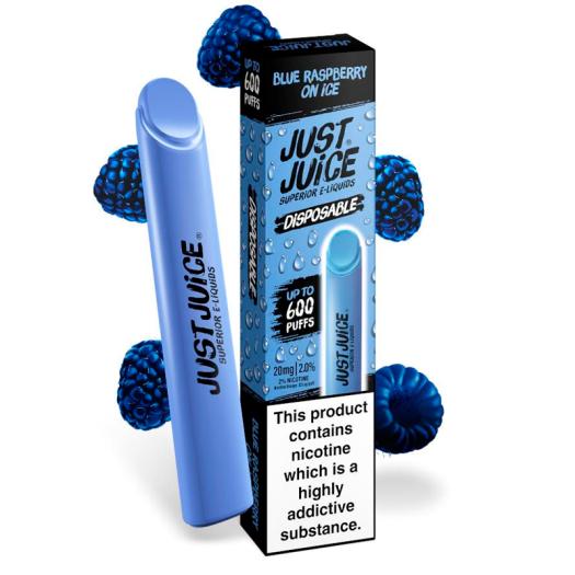 Just Juice BLUE RASPBERRY On Ice 20mg - POD DESCARTÁVEL