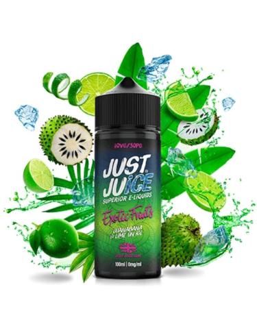 Just Juice EXOTIC FRUITS GUANABA LIME ICE 100ml + Nicokits Gratis