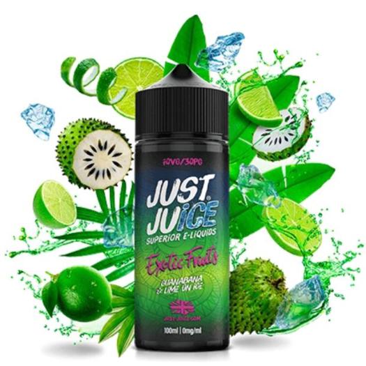 Just Juice EXOTIC FRUITS GUANABANA LIME ICE 100ml + Nicokits Gratis