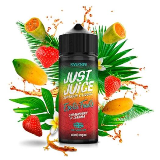 Just Juice EXOTIC FRUITS STRAWBERRY & CURUBA 100ml + Nicokits Gratis