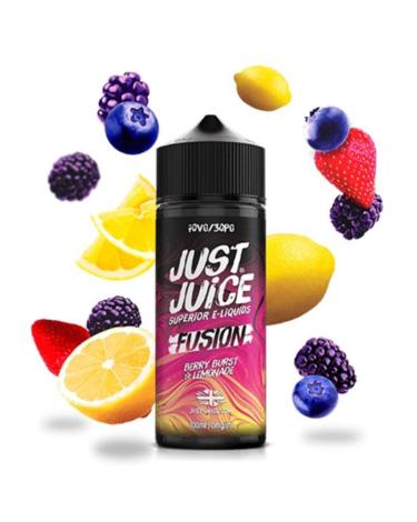 Just Juice FUSION BERRY BURST AND LEMONADE 100ml + Nicokits Gratis