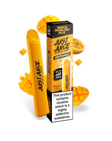 Just Juice MANGO & PASSION FRUIT On Ice 20mg - POD DESCARTÁVEL