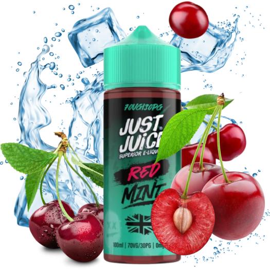 Red Mint Just Juice Mint Range 100ml