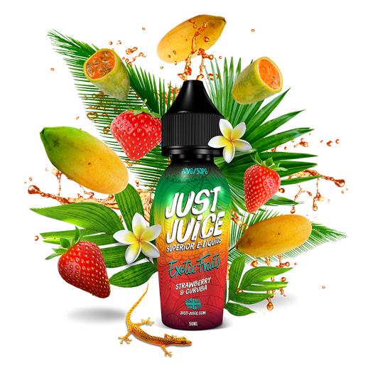 → Just Juice Strawberry And Curuba 50ml + Nicokit Gratis