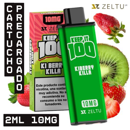 Kiberry Killa Cartucho pré-preenchido com líquido ZELTU X³