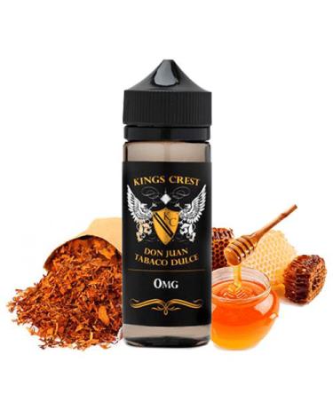 King Crest DON JUAN TABACO DULCE 100ml + 2 Nicokit Gratis