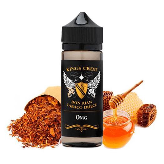 King Crest DON JUAN SWEET TOBACCO 100ml + 2 Nicokits Grátis