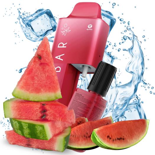 Kit Descartável Watermelon Ice 20mg AF5000 ELFBAR - 5000 Puffs (Cartucho de 2ml + Frasco de 10ml) Kit Descartável Watermelon Ice 20mg AF5000 ELFBAR - 5000 Puffs (Cartucho de 2ml + Frasco de 10ml)