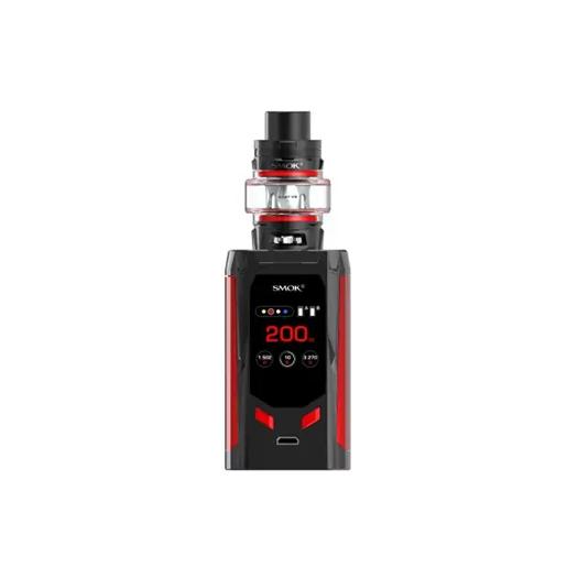 Kit R-Kiss TFV8 Baby V2 - 2ml 200W - Smoktech - BLACK/RED