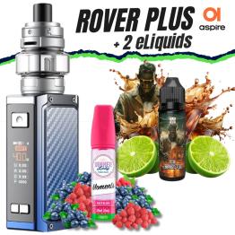 Kit ROVER PLUS (Carbon Blue) + 2 Líquidos (100ml)