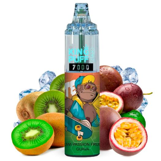 Kiwi Passion Fruit Guava 7000 puffs - KING PUFF v2 - SEM NICOTINA