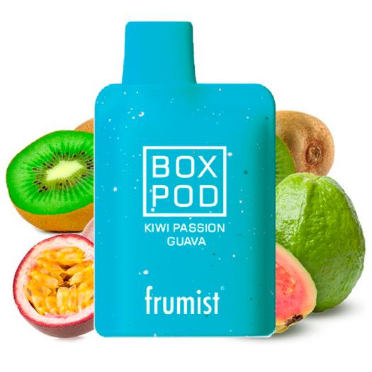 Kiwi Passion Guava Box Pod Descartável Frumist 600 Puff - 20mg