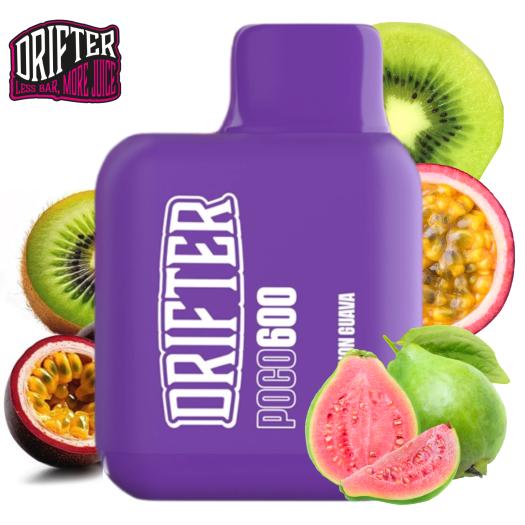 Kiwi Passion Guava Drifter Poco 600 20mg 2ml | Descartável |