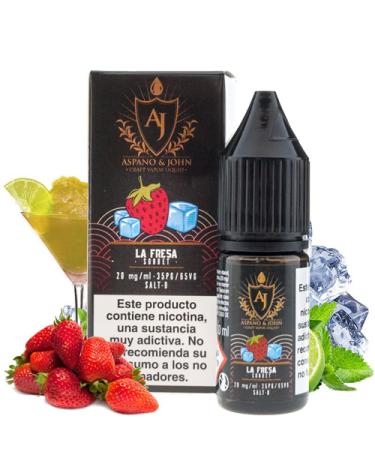 LA FRESA SORBET- Aspano & John 10 ml - 10mg y 20mg - SALES DE NICOTINA