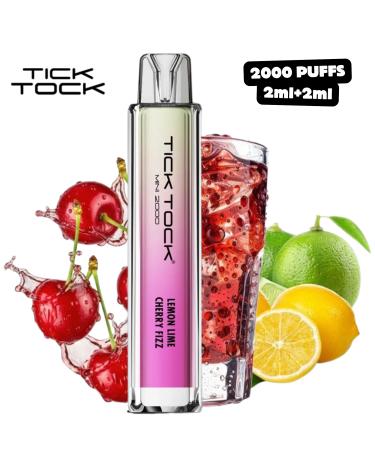 Lemon Lime Cherry Fizz Tick Tock Mini 2000 Puffs 20mg (2ml+2ml)